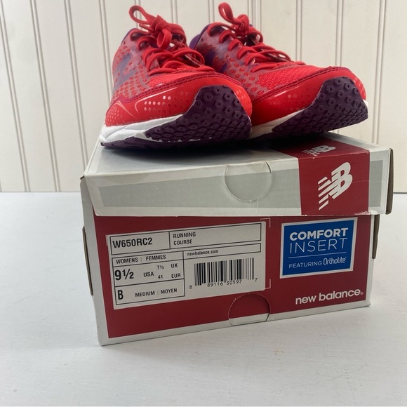 New Balance Shoes - New Balance Women's 650V2 W650RC2 Running Shoes Red Purple Size 9.5